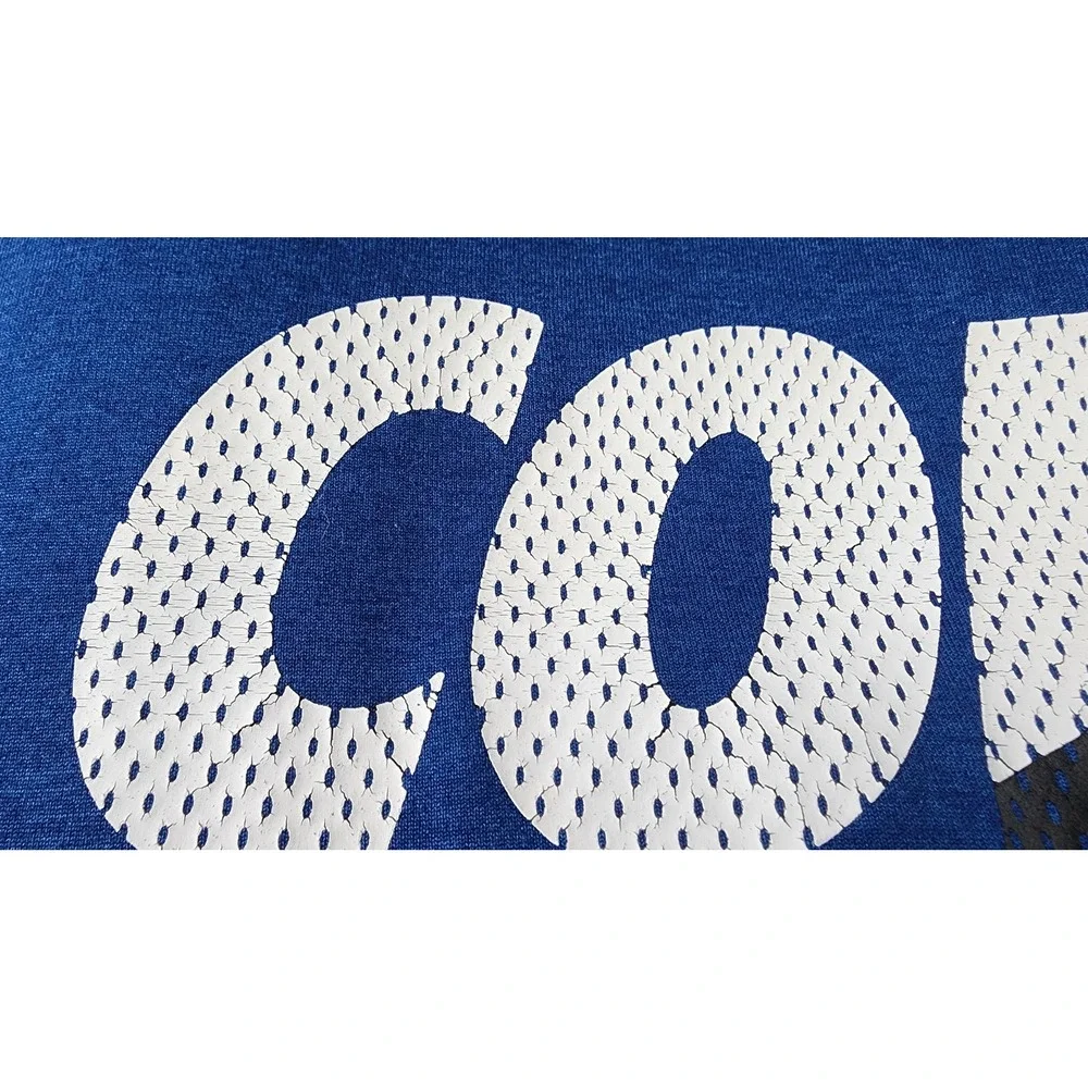 Nike Indianapolis Colts NFL Training Mens Small Blue Dri-FIT L/S Shirt